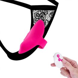22SS Sex Toy Massageur Hot Sell Wireless Remote Control Stimulator Clitoral Pantimable Vibrating Women Toys Butterfly Vibrateur