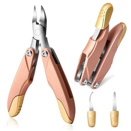 Cuticle Scissors 1Pc High Quality Thick Nail Clippers Stainless Steel Toe nail Nipper Pedicure Fold Cutter For Hard Nail Trimmer Manicure Tools 220922