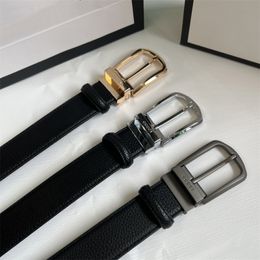 3 Styles Men Black Leather Belt Designer Business Belts Luxury Jeans Suit Waist Belt High Quality Waistband