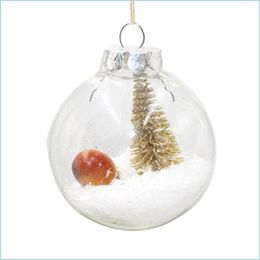 Party Decoration 80Mm Christmas Tree Decor Ball Baubles Xmas Hanging Ornament Home Gift- Drop Delivery 2021 Garden Festive Bdesports Dhwat