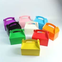 Gift Wrap Kraft Cupcake Gift Box Packaging Cake Biscuit Baking Package boxes Wedding Party Favors Portable Chocolate Paper Gift Box 1020p 220922