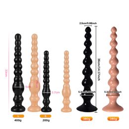 Anal Toys Sex Toys Long Beads Anal Suction Cup Dildo Big Butt Plug Dilator Prostate Massager Husband Erotic Goods For Adults Men Women Gay 220922
