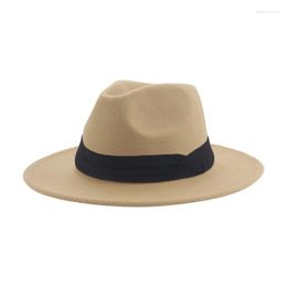 Berets Women's Hat Hats For Women Men Fedora Solid Band Dress Wedding Decorate Panama Jazz Caps Winter Pamelas Y Tocados Para Bodas