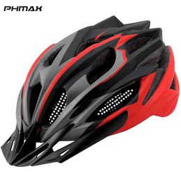 Cycling Helmets PHMAX TRAIL XC Cycling Helmet With Hat EPS PC Cover MTB Bike Helmet Integrally-mold Cycling Mountain Bicycle Helmet T220921