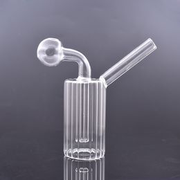 Mini Smoking Pipe Glass Oil Burner Bong Mini Bubbler Dab Oil Rig for Smoking Mini Heady Beaker Bongs Ash Catcher Cheapest