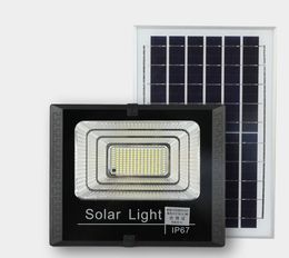 Solar Wall Lights Reflector Spotlights LED Light 5M Cord Outdoor Garden House Remote Control Waterproof Flood Lamp