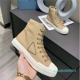 Sneakers Flat Shoes Runner Trainers Casual Shoe Trainer Wheels Cassetta High Top Fabric Canvas Wheel Stitching Top luxury shoes