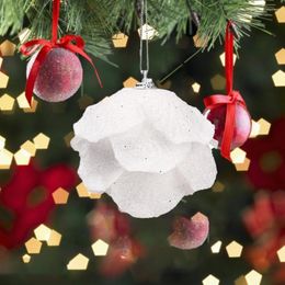 Party Decoration WarmHome 3Pcs/Set Christmas Style Hanging Decor Decorative Polystyrene Styrofoam Glitter Beautiful Ball For Home