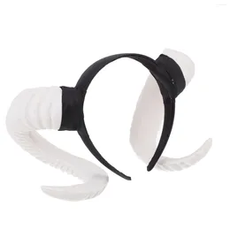 Bandanas Cosplay Horn Headbandhorns Gothic Hairprops Party Supplies Ears Sheep Headpiece Bands Hoop