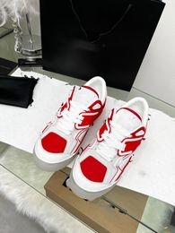 Shoes Designer top version handmade 2022ss D0L GABB red and white casual sneakers