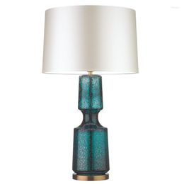 Table Lamps American Nordic Lamp Retro LED Bedside And Bedroom Decorative Glass Used In El Villa Room Deco