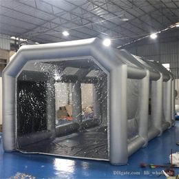 Inflatable paint spray booth Tent Portable Car Workstation for sale