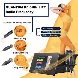 Radio Frequency Quantum Vortex 3 Handle RF Layered Heating Facial and Body Sculpting and Face Lifting Skin Tightening Fat Removal Equipment
