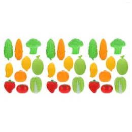 fake food UK - Party Decoration Foodminiature Vegetable Fruit Mini Fake Play Fruits Model Kids Toys Cakegarden Fairy Foods Set Pretend Accessories