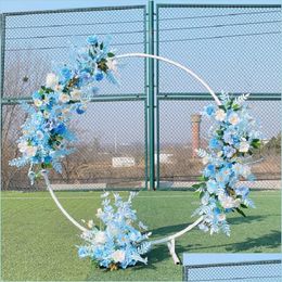 Party Decoration Wedding Arch Balloon Atand With Base Round Background Wrought Props Single Flowerparty Drop Deliv Nerdsropebags500Mg Dht0M