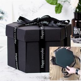 Gift Wrap Anniversary Valentines Day Birthday Gift Box Lovely Surprise Explosion Couple Box Love Memory Diy Po Collection Nostalgia Box 220922