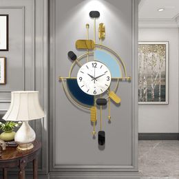 Wall Clocks Living Room Home Creative Atmosphere Watches Bedroom Clock Walls