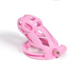 22SS Sex Toy Massager New Pink Male Chastity Device Rooster Cage Lock With Fun Alternative Toys Products Adult 4BHT