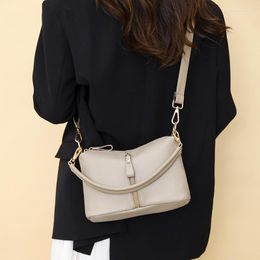 Evening Bags Quality Women's Genuine Leather Top Handle Female Shoulder Sac Tote Shopper Bag Luxury Designer Handbags For Woman
