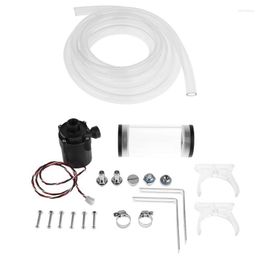 Computer Coolings 1Pcs G1/4 Thread 19W Sc600 Pump Water Cooling & 2M Transparent Pvc Pipe Tube Soft