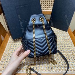 12A All-New Mirror Quality Designer Mini Joe Quilted Bag Lambskin Luxurys Bucket Handbags Womens Genuine Leather Purse Crossbody Black Shoulder Box Bag