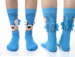 Men's Socks 5Styles Cartoon Game Long Ears Animal Tube Men Cotton Funny Fashion Novelty Casual Calcetine Corto Hombre