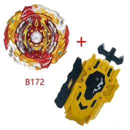 Spinning Top Tomy Beyblades Burst And Gold Left Right TwoWay Cable Launcher B122 B155 B172 Bayblades Metal Blade Child Gift 220921