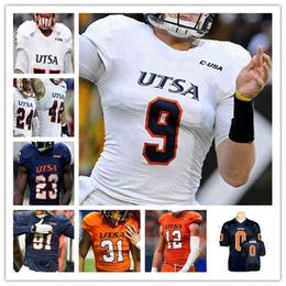 Wskt Custom 2021 College UTSA Roadrunners Football Jersey Frank Harris Josh Adkins Eddie Lee Marburger Sincere McCormick Zakhari Franklin