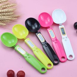 Digital Spoon Weighing Scale 500g/0.1g Portable LCD Display Electronic Weight Measuring Spoons Mini Food Scales Balance Baking Baby Foods Weighing RRB15643