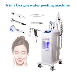 Latest microdermabrasion 6 in 1 hydra dermabrasion Moisturising beauty jet peeling Oxygen machine Deep Exfoliating vaccum Equipment