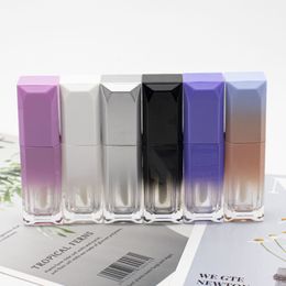 5ml Square small-capacity lip gloss glaze empty tube gradient Colour Lipcare Packaging