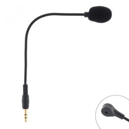 Portable Mini 3.5mm Jack Flexible 190MM Microphone Mic for Mobile Phone / PC / Laptop Notebook /Car
