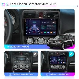 For SUBARU Forester-2015 Car Video Radio Multimedia Navigation GPS Android 9 Inch Touch Screen Auto Player