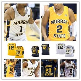 Wskt Murray State Racers Ja Morant Jersey Basketball KJ Williams Tevin Brown Justice Hill Trae Hannibal DJ Burns Carter Collins Skipper-Brown