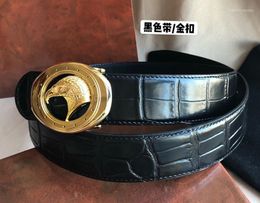 Belts Cowhide Men 2022 Fashion England High Quality Comfortable Big Size Pattern Buckle