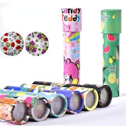 2022 Interactive Logical Rotating interior view Kaleidoscope Magic Classic Educational Toys For Kids Imaginative Cartoon Children Birthday Gift