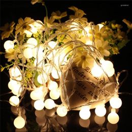 Strings 2m 10 Christmas Decorations For Home Led Light Outside Garden Lights String Fairy Battery Powered Luces De Navidad 20NE6