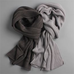 Scarves Arrived Men Scarf Knit Spring Unisex Thick Warm Winter Long Size Male Cashmere Warmer women's 220922