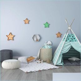 Party Decoration Baby Shower Backdrop Green Tent Stars Birthday Decorations Banner Born Wedding Pography Background Po Booth D Bdebag Dhzgn