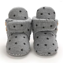 Boots Girls Dress Heels Size 2 Baby Shoes Velvet Warm Polka Dot Printing Non Slip Breathable 4 For