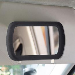 Interior Accessories Car Vanity Mirror Stainless Steel Portable Sun Visor Hd Universal Styling