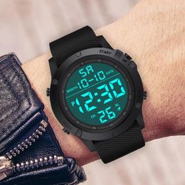 Wristwatches Men's Military Sports Watch Luxury Led Digital Water Resistant Waterproof Brand Men Women Outdoor Sport Clock 30#