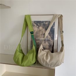 HBP Shoulder Bags Women's New 2022 Simple Diagonal Nylon Dumpling Bag Large Capacity Underarm Couple Handbag