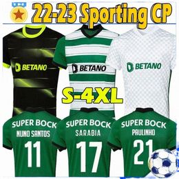 xxxl 4xl Sporting CP 22/23 Lisboa Soccer Jerseys Lisbon Special Jovane Sarabia Vietto 2021 2022 Sporting Clube de Football Shirt Men Kids Kit Maillots L1M5#