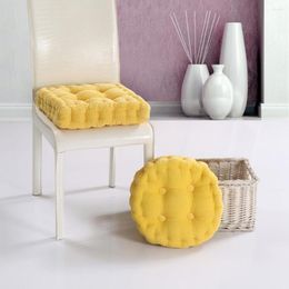 Pillow EHOMEBUY Round Chair Pad Natural For Home Seat Soft Office Plush EPE Filled Pillows Solid Color