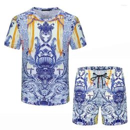 Men's Tracksuits R09215 Fashion Men's Sets 2022 Runway Luxury European Design Party Style Clothing