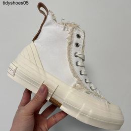 XVESSELS/GEOSEL WU Aynı Jianhao'nun Beyaz Üstü İç Yükseltilmiş Kalın Çözilmiş Tuval Ayakkabıları Vulkanize Ayakkabılar Erkekler ve Kadınlar İçin Vulkanize Ayakkabı PX3D