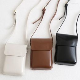 Evening Bags 2022 Summer Fashion Women's Messenger Bag Solid Color Pu Hard Shell Vertical Single Shoulder Crossbody Small Flap Purse