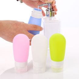 38ml Portable Round Silicone Travel Bottles Cosmetics Shampoo Container Candy Colour Travel Emulsion Bottling 20220922 Q2