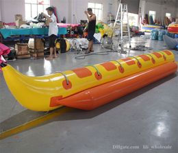 Factory Direct Wholesale Inflatable Toys 12 Person Fly Fish Water Sports Game Inflatable Banana Boat